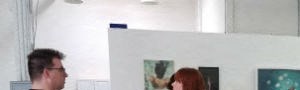 People at an Art Gallery