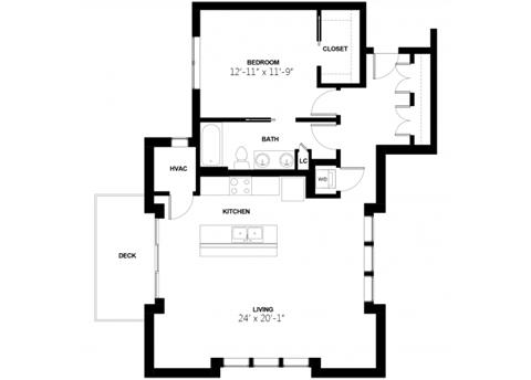 222 Hennepin Ave S Studio-2 Beds Apartment, Minnesota for Rent - Photo Gallery 26