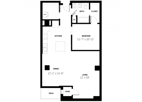 222 Hennepin Ave S Studio-2 Beds Apartment, Minnesota for Rent - Photo Gallery 25