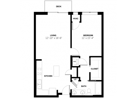 222 Hennepin Ave S Studio-2 Beds Apartment, Minnesota for Rent - Photo Gallery 23