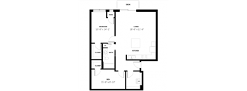 One Bedroom with Den 6A