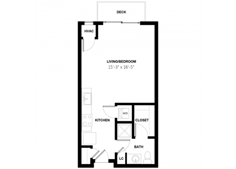 222 Hennepin Ave S Studio-2 Beds Apartment, Minnesota for Rent - Photo Gallery 19