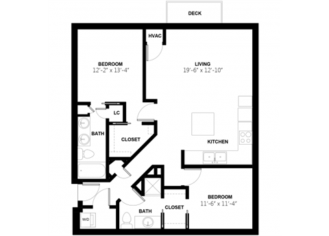 222 Hennepin Ave S Studio-2 Beds Apartment, Minnesota for Rent - Photo Gallery 30