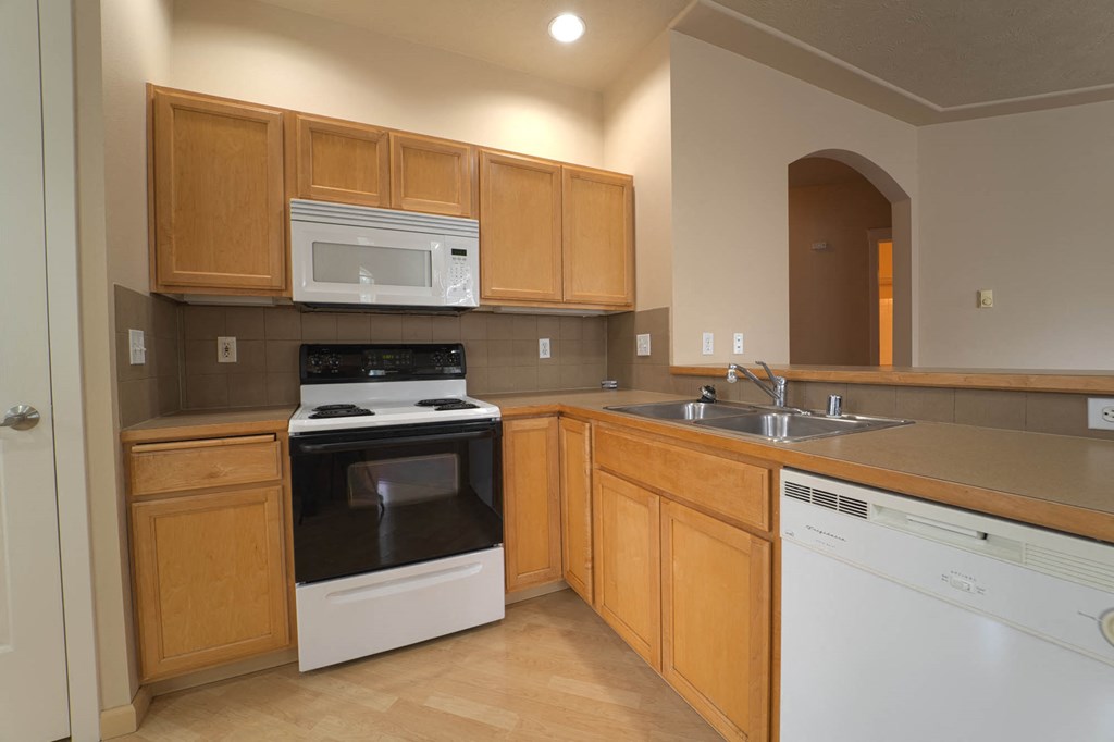 Spacious Kitchen at Artisan Apartments, Spokane, Washington