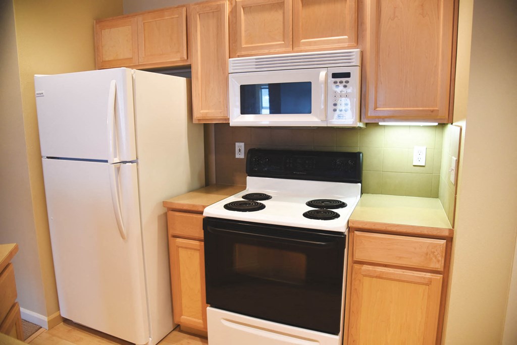 Upscale Stainless Steel Appliances at Artisan Apartments, Spokane, Washington