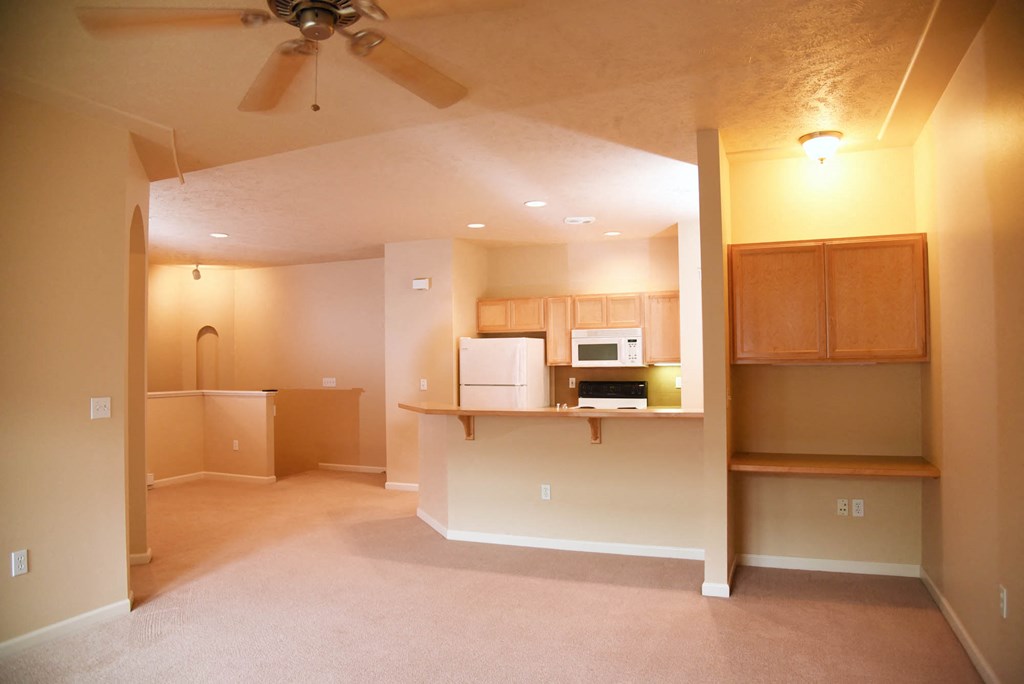 Open Kitchen With Wrap-Around Counters at Artisan Apartments, Washington