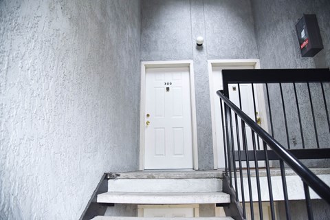 Staircase at Parc Grand Apartments, Washington
