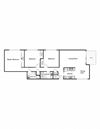 3-Bedroom, 2-Bathroom 1200