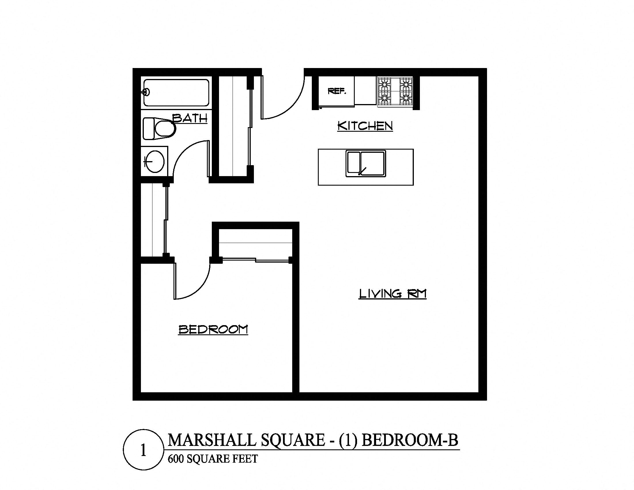 One Bedroom B