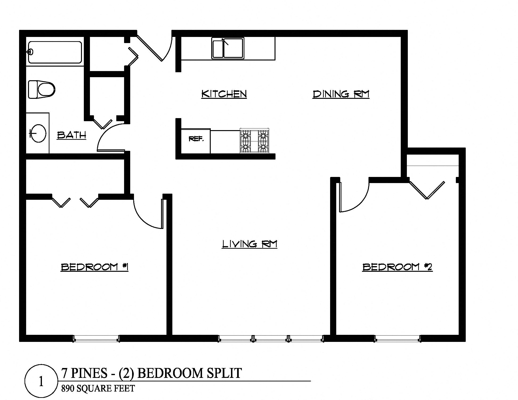 Two Bedroom Split