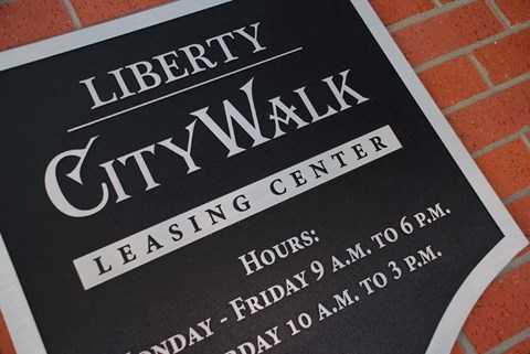 a poster for a city walk advertising the city walk leasing center