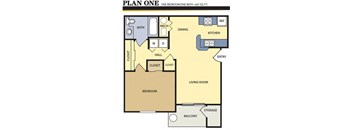 One Bedroom/One Bath