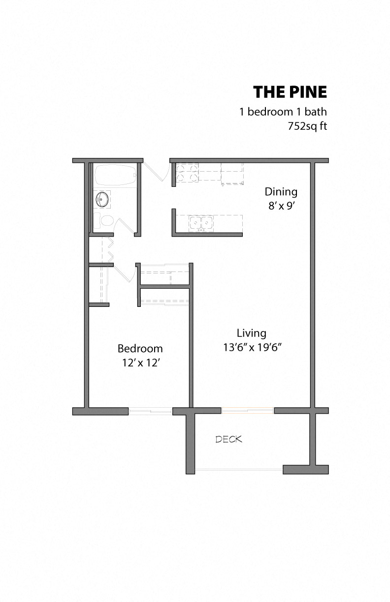 1 & 2 Bedroom Apartments in Eagan, MN | Aspenwoods | Floor Plans