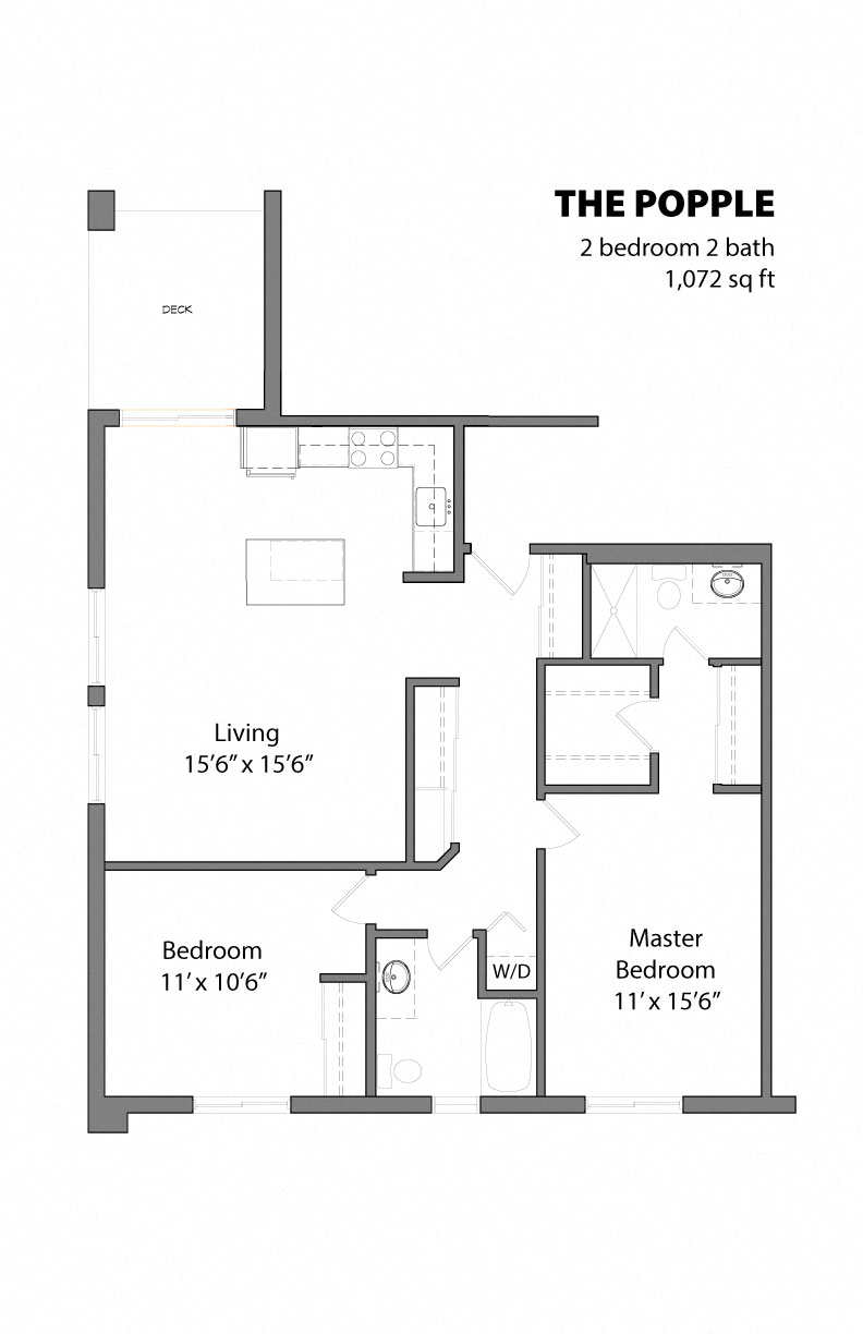 1 & 2 Bedroom Apartments in Eagan, MN | Aspenwoods | Floor Plans