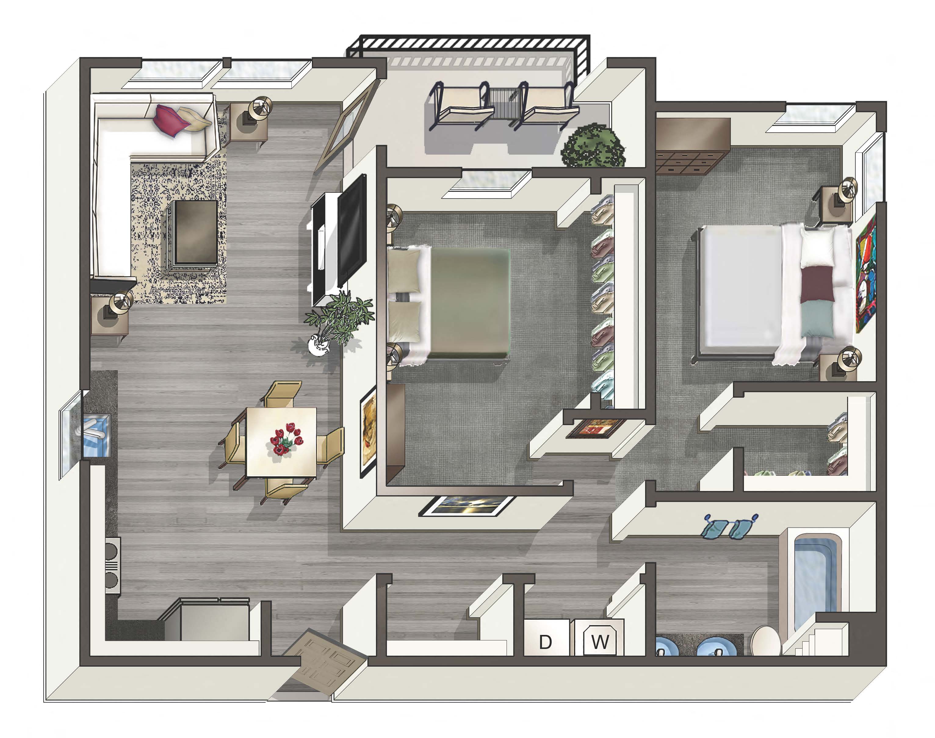 Eureka 2X1 Floor Plan