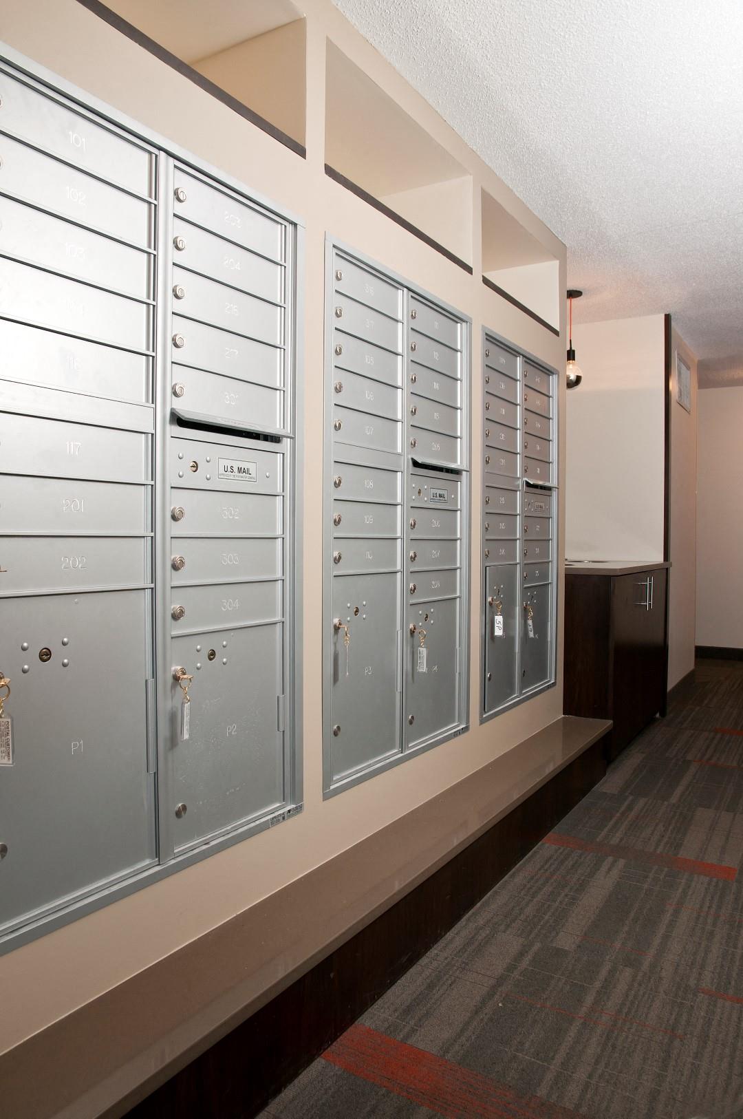 Mail Room in Minneapolis Apartment