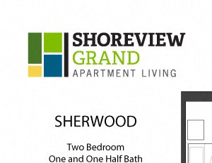 Floor plan Floor plan at Shoreview Grand, Shoreview, MN 55126