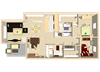 THREE BEDROOM APARTMENT