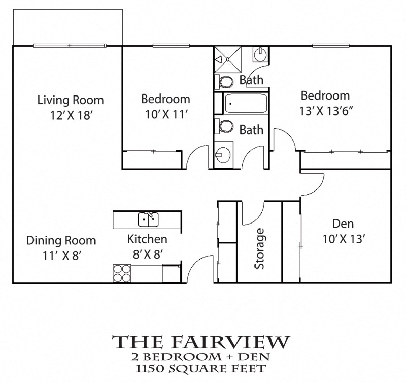 Fairview + Den - Renovated