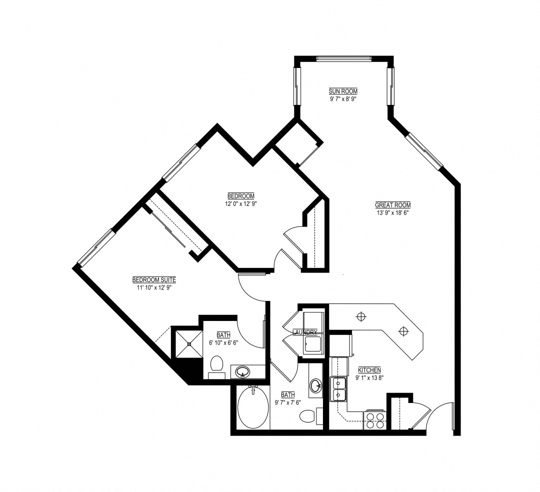 Waterstone Apartments in Minnetonka, MN M The Wetlands