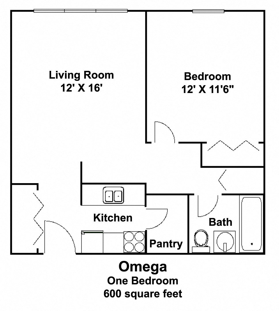 Floor Plans of 326 6th Ave Apartments in Minneapolis, MN