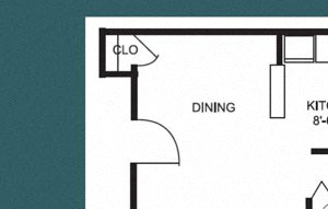 2 Bed 2 Bath FloorPlan 2 Bed 2 Bath FloorPlan at Bradford Place Apartments, Lafayette, IN