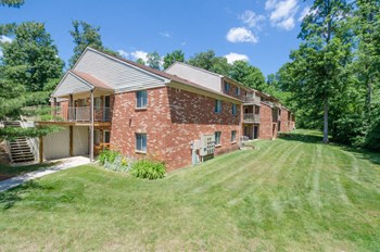 Lush Green Outdoor Spaces Lush Green Outdoor Spaces at Bradford Ridge Apartments, Bloomington, Indiana - Photo Gallery 3