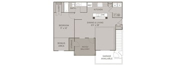 Derby FloorPlan at Champion Farms Apartments, Louisville, KY