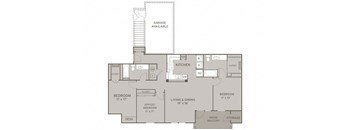 Triple Crown FloorPlan at Champion Farms Apartments, Louisville