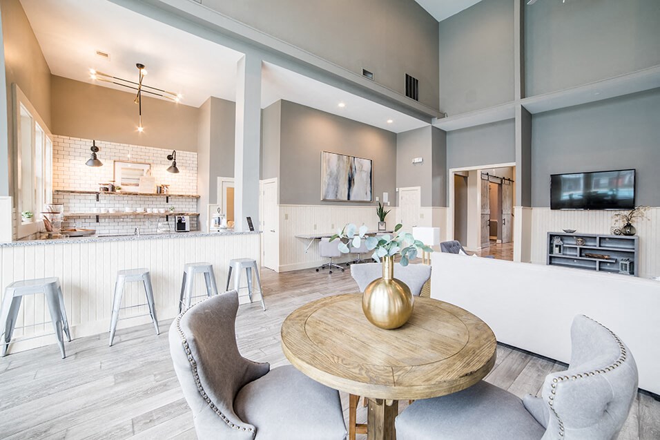 Kitchen Area In Clubhouse at Champion Farms Apartments, Kentucky