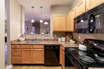 Modern kitchens at The Reserve at Williams Glen Apartments, 2201 Williams Glen Blvd, Zionsville