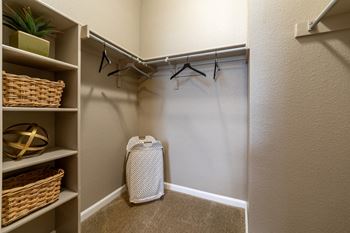 Large closets at The Reserve at Williams Glen Apartments, Zionsville, Indiana