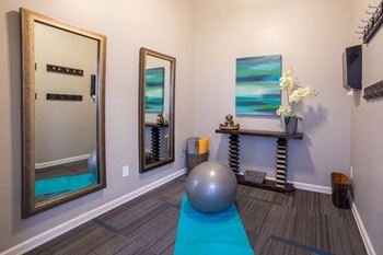 Yoga studio at The Reserve at Williams Glen Apartments, 2201 Williams Glen Blvd, Indiana