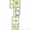 1 Bedroom B 1 Bath Floor Plan 1 Bedroom B 1 Bath Floor Plan at Lockerbie Court on Mass Ave, Indiana