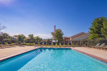 swimming pool and sundeck at Bradford Run in Kokomo, IN