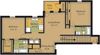 Northlake Farms Apartments in Gurnee, IL two bedroom apartment floor plan