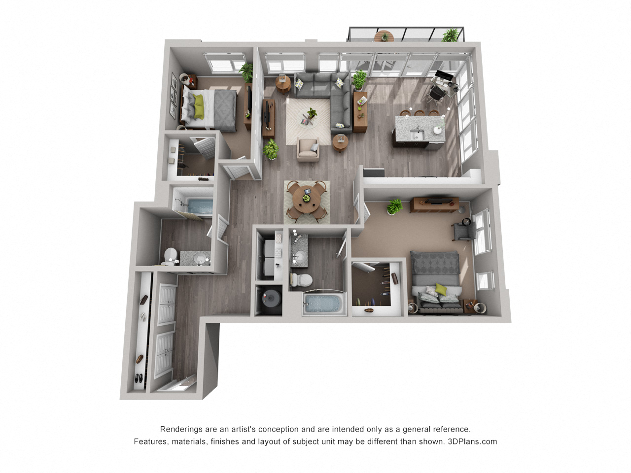 Villinkski Floor Plan at CityWay, Indianapolis, IN