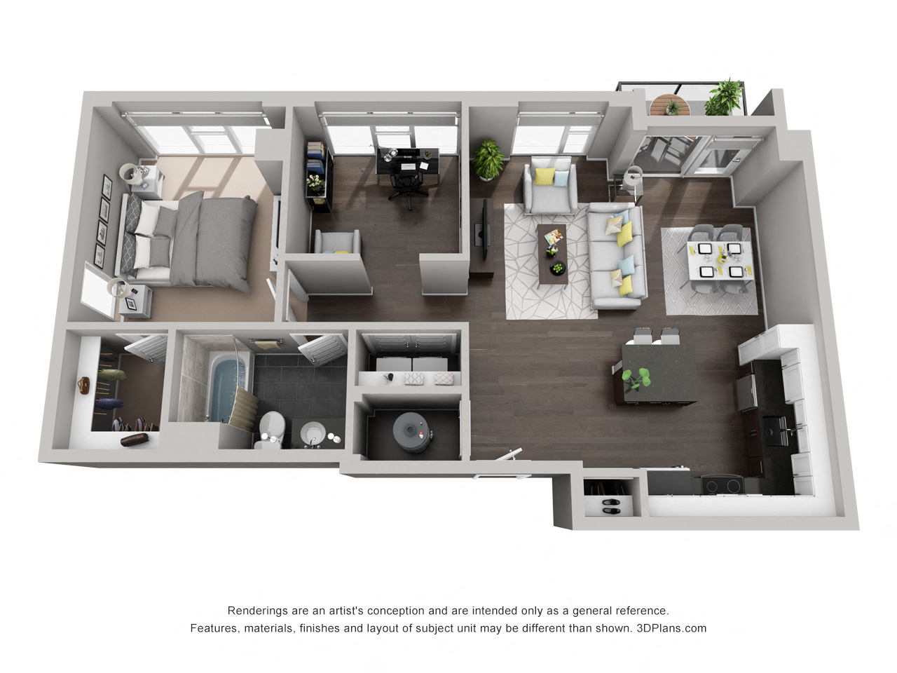 Kessler Floor Plan at CityWay, Indianapolis, IN