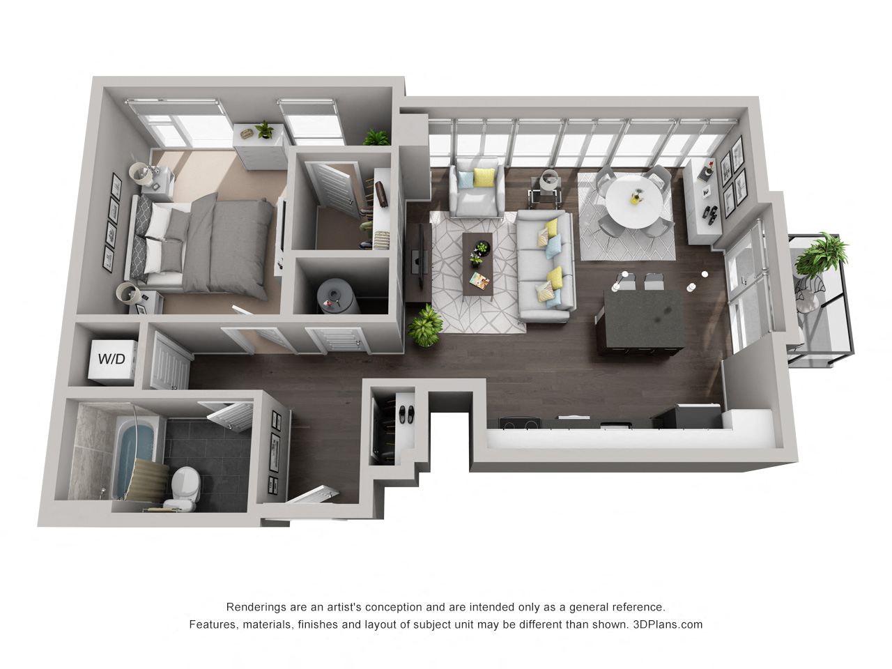 Locker Floor Plan at CityWay, Indiana, 46204
