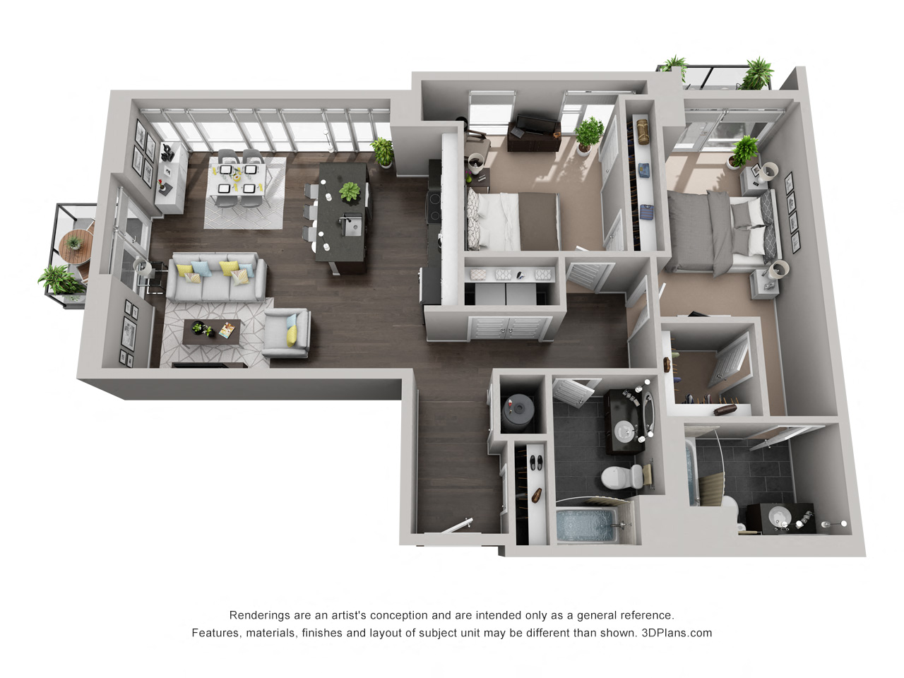 Devon Floor Plan at CityWay, Indianapolis, IN