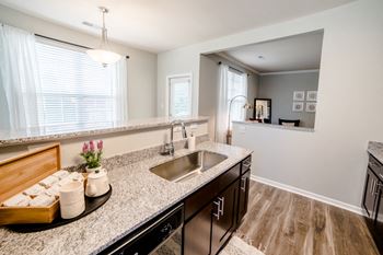 View of kitchen at Providence at Old Meridian Apartments , Indiana