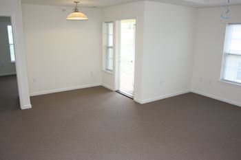 living area in apartment 