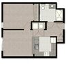 One Bedroom B10 FloorPlan One Bedroom B10 FloorPlan at The Corydon, Washington