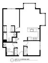 Two Bedroom C1 2 FloorPlan Two Bedroom C1 2 FloorPlan at The Corydon, Seattle, WA, 98105