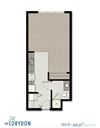 Studio A FloorPlan Studio A FloorPlan at The Corydon, Seattle, WA, 98105