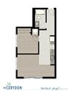 One Bedroom B2 A FloorPlan One Bedroom B2 A FloorPlan at The Corydon, Seattle, WA, 98105