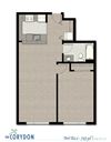 One Bedroom B4 2 FloorPlan One Bedroom B4 2 FloorPlan at The Corydon, Seattle