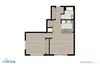 One Bedroom B7 FloorPlan One Bedroom B7 FloorPlan at The Corydon, Washington