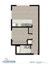 One Bedroom B1 FloorPlan One Bedroom B1 FloorPlan at The Corydon, Seattle