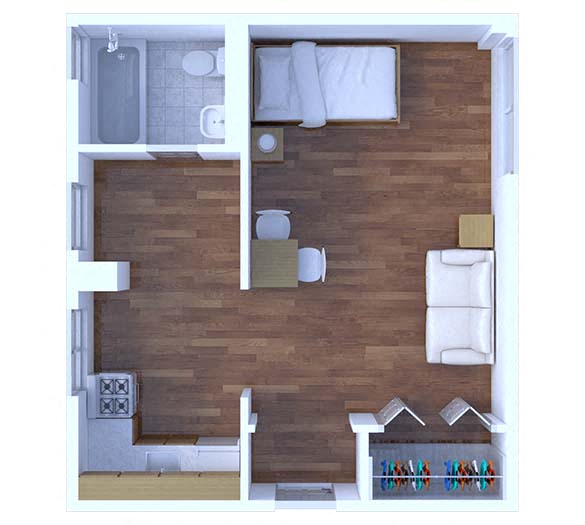 Studio Floor Plan S2